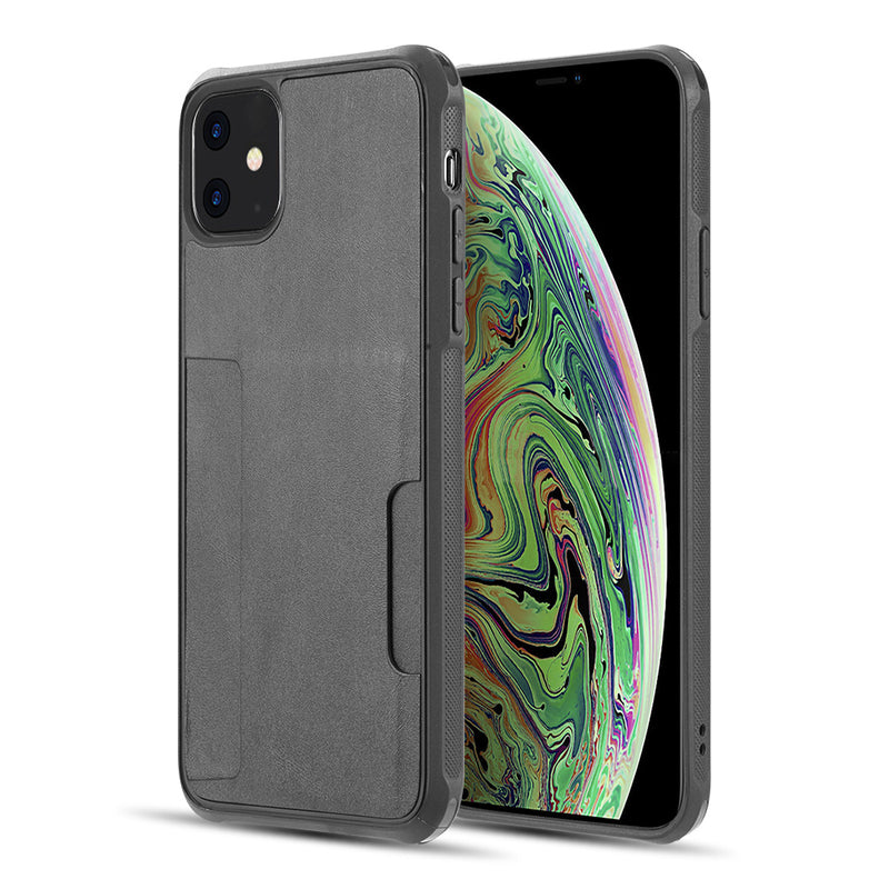 THE INFINITY SERIES TPU BACK COVER CASE FOR IPHONE 11 (COMB PIECE) - BLACK