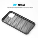 THE INFINITY SERIES  BACK COVER CASE FOR IPHONE 11 (COMB PIECE) - BLACK