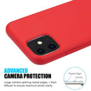 SIMPLEMADE SLIM LIQUID SILICONE BACK COVER CASE FOR IPHONE 11