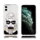 SimplyASP Tech Waterfall Liquid Sparkling Quicksand Case for iPhone 11 Girl Boss
