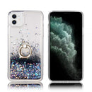 THE WATERFALL RING LIQUID SPARKLING QUICKSAND TPU CASE FOR IPHONE 11