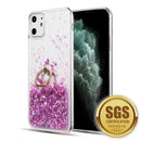 THE WATERFALL RING LIQUID SPARKLING QUICKSAND TPU CASE FOR IPHONE 11