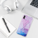 ARTISTRY FULL COVERAGE IMD MARBLE  CASE GLITTER FOR IPHONE XS / X