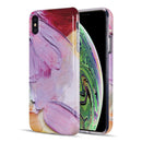 ARTISTRY FULL COVERAGE IMD MARBLE  CASE GLITTER FOR IPHONE XS / X