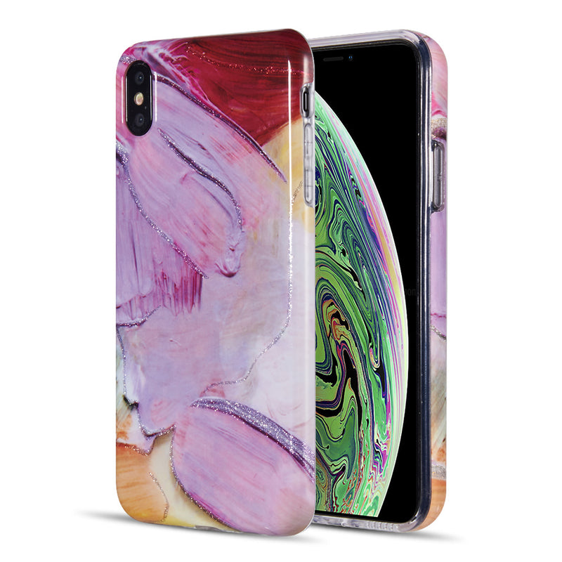 ARTISTRY COLLECTION FULL COVERAGE IMD MARBLE CASE GLITTER IPHONE XS MAX FROSTING