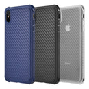 IPHONE XS MAX CARBON FLEX TRANSPARENT SOFT COVER CASE SHOCK ABSORB CORNERS