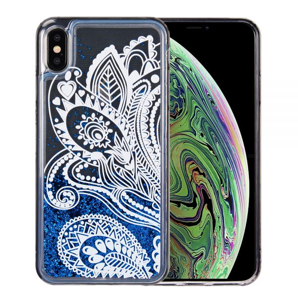 THE WATERFALL LIQUID SPARKLING QUICKSAND  CASE FOR IPHONE XS MAX