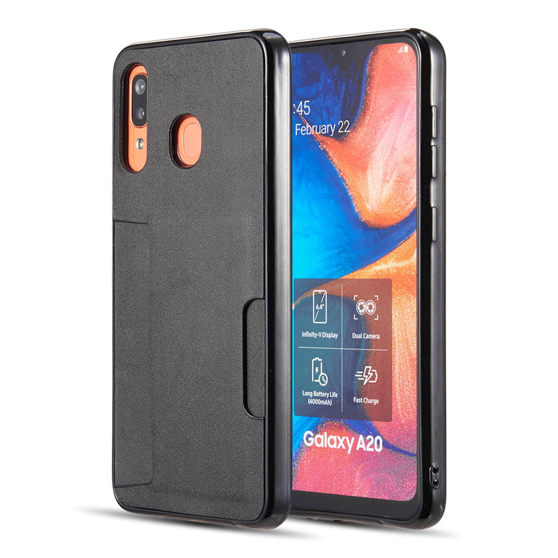 SAMSUNG GALAXY A20 / A30 / A50 INFINITY SERIES TPU BACK COVER CASE (COMBO PIECE) - BLACK