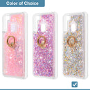 WATERFALL RING LIQUID SPARKLING QUICKSAND CASE FOR SAMSUNG GALAXY A21