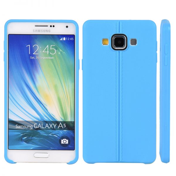 SLIM JACKET TPU CASE W/ LEATHER LOOK FOR SAMSUNG GALAXY A5