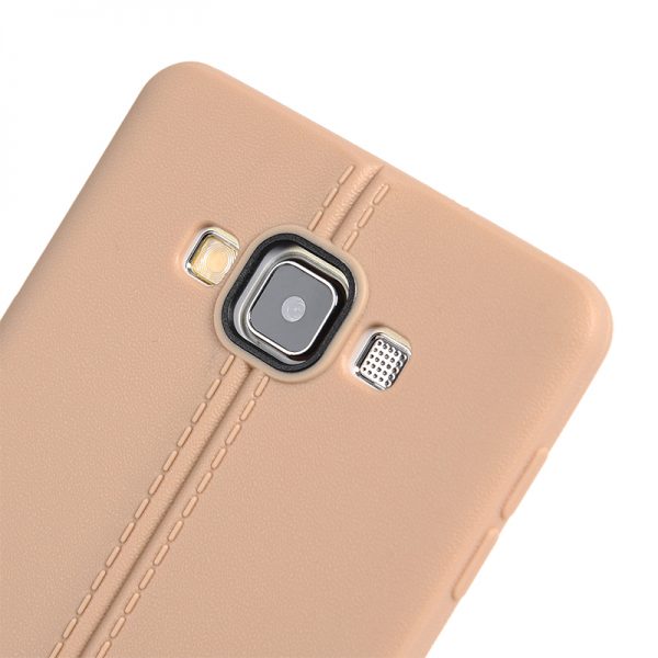 SLIM JACKET TPU CASE W/ LEATHER LOOK FOR SAMSUNG GALAXY A5