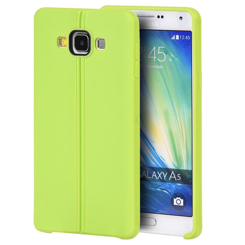 SLIM JACKET TPU CASE W/ LEATHER LOOK FOR SAMSUNG GALAXY A5