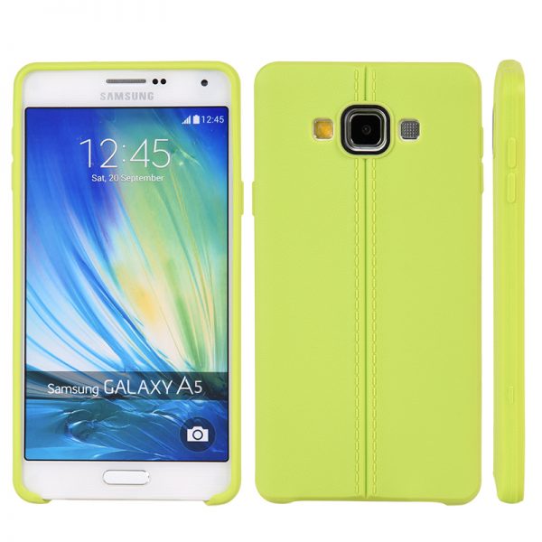 SLIM JACKET TPU CASE W/ LEATHER LOOK FOR SAMSUNG GALAXY A5