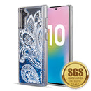 SAMSUNG GALAXY NOTE 10 WATERFALL LIQUID SPARKLING QUICKSAND TPU CASE - BLUE LACE