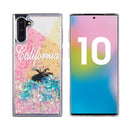 SAMSUNG GALAXY NOTE 10 WATERFALL LIQUID SPARKLING QUICKSAND  CASE