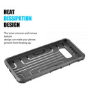 SAMSUNG GALAXY S10E STYLISH LEATHER PROTECTIVE DUAL CARD WALLET CASE- BLACK