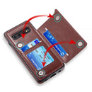 SMARTFLIP BUSINESS SLIM LEATHER CASE W/ ID SLOTS FOR GALAXY S10 PLUS - HOT PINK