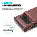 SMARTFLIP BUSINESS SLIM LEATHER CASE W/ ID SLOTS FOR GALAXY S10 PLUS - HOT PINK