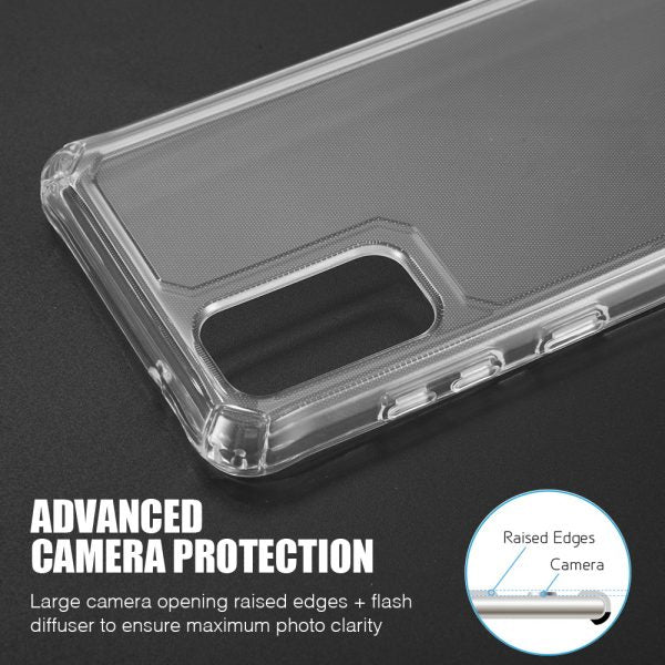 CLEAR SHOCKPROOF CORNER PROTECTION CASE FOR SAMSUNG GALAXY S20 PLUS