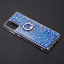 SAMSUNG S20 PLUS(6.7")THE WATERFALL RING LIQUID SPARKLING QUICKSAND CASE-GREEN