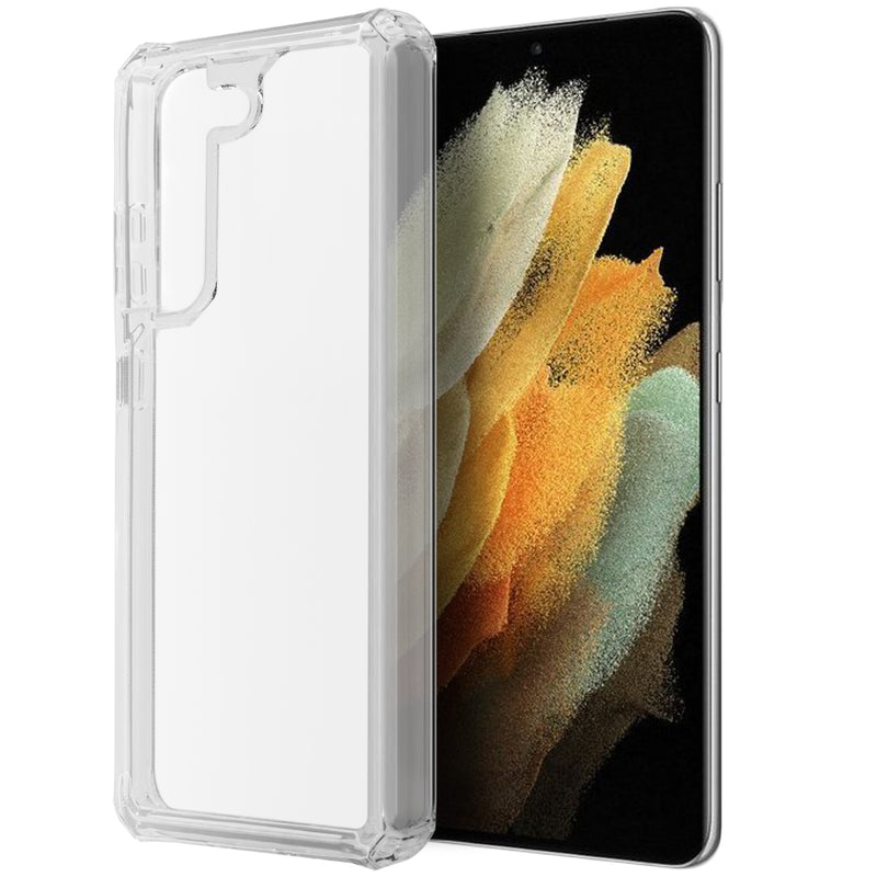 SAMSUNG GALAXY S21 CLEAR GUARD THICK TPU WITH SHOCKPROOF CORNERS CLEAR