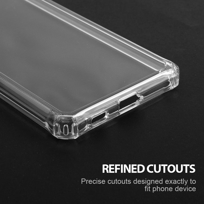 SAMSUNG GALAXY S21 CLEAR GUARD THICK TPU WITH SHOCKPROOF CORNERS CLEAR