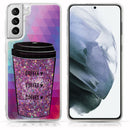 SAMSUNG GALAXY S21 WATERFALL LIQUID SPARKLING QUICKSAND TPU CASE  BOSS LADY