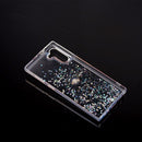 SAMSUNG GALAXY S21 WATERFALL RING LIQUID SPARKLING QUICKSAND TPU CASE BLACK