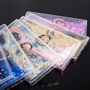 SAMSUNG GALAXY S21 WATERFALL RING LIQUID SPARKLING QUICKSAND TPU CASE BLACK