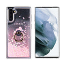 SAMSUNG GALAXY S21+ WATERFALL RING LIQUID SPARKLING QUICKSAND TPU CASE