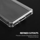 SAMSUNG GALAXY S21 ULTRA CLEAR GUARD THICK TPU WITH SHOCKPROOF CORNERS CLEAR