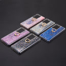 SAMSUNG GALAXY S21 ULTRA WATERFALL RING LIQUID SPARKLING QUICKSAND CASE BLACK