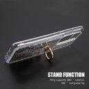 SAMSUNG GALAXY S21 ULTRA WATERFALL RING LIQUID SPARKLING QUICKSAND CASE BLACK