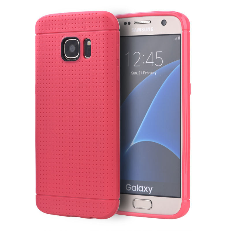 SAMSUNG GALAXY S7 DOTTED TPU BACK CASE