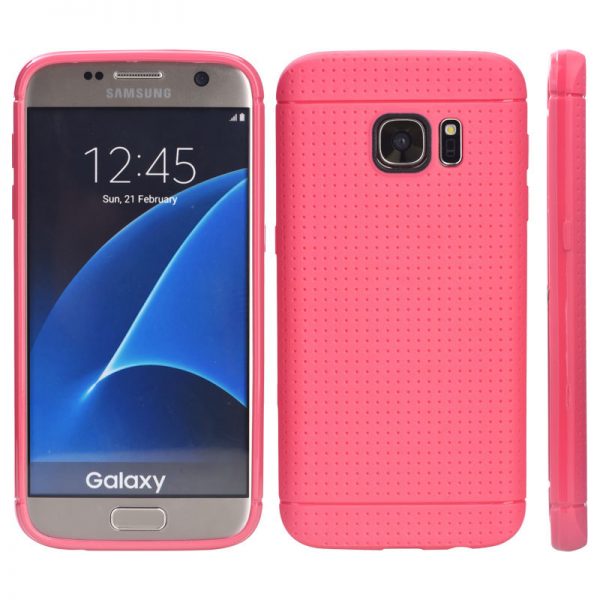 SAMSUNG GALAXY S7 DOTTED TPU BACK CASE
