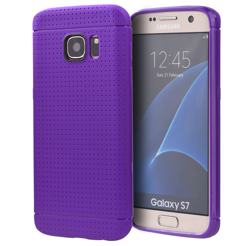 SAMSUNG GALAXY S7 DOTTED TPU BACK CASE