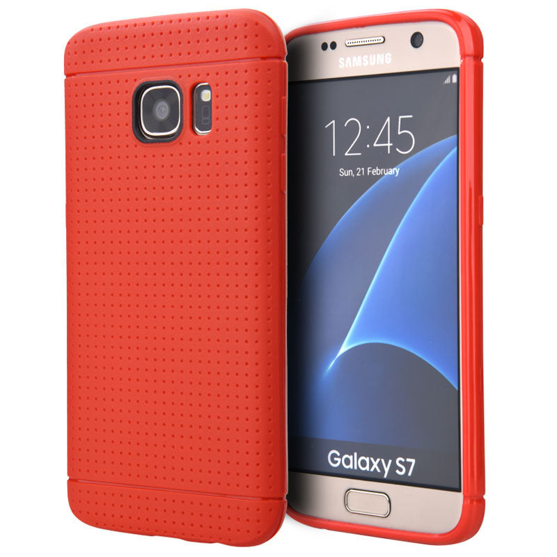 SAMSUNG GALAXY S7 DOTTED TPU BACK CASE