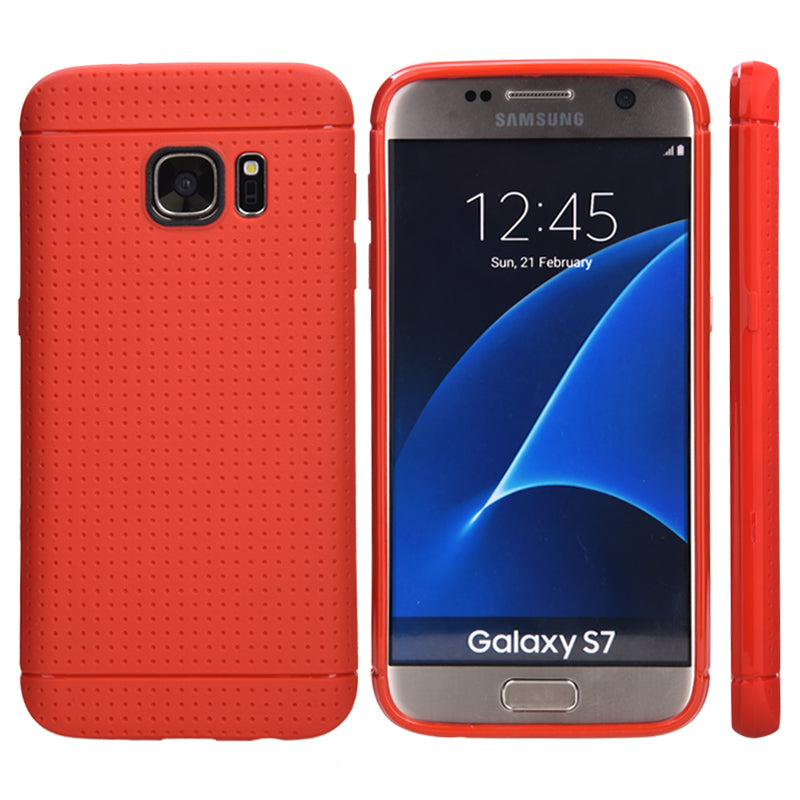 SAMSUNG GALAXY S7 DOTTED TPU BACK CASE