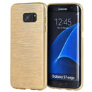 SAMSUNG GALAXY S7 EDGE CRYSTAL SKIN CASE TRANSPARENT SILK CHGCHAMPAGNE GOLD
