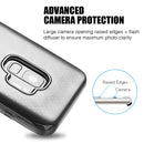 CASE FOR SAMSUNG S9 CONTEMPO ANTI-SHOCK TPU BLACK TINTED WITH INNER BORDER