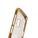 SAMSUNG GALAXY S9 TRANSPARENT TPU CASE W/ ELECTROPLATED FRAME