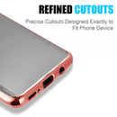 SAMSUNG GALAXY S9 TRANSPARENT TPU CASE W/ ELECTROPLATED FRAME