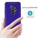 SAMSUNG GALAXY S9 PLUS SIMPLEMADE LIQUID SILICONE BACK COVER CASE PURPLE