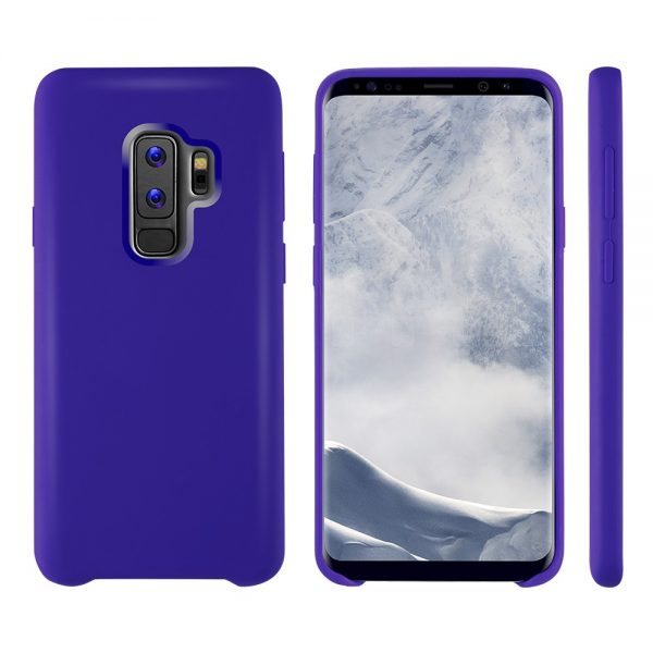 SAMSUNG GALAXY S9 PLUS SIMPLEMADE LIQUID SILICONE BACK COVER CASE PURPLE