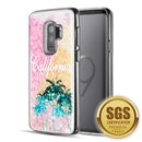 SAMSUNG GALAXY S9+ WATERFALL LIQUID SPARKLING QUICKSAND TPU CASE CALI SUNSHINE