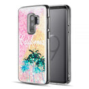 SAMSUNG GALAXY S9+ WATERFALL LIQUID SPARKLING QUICKSAND TPU CASE CALI SUNSHINE