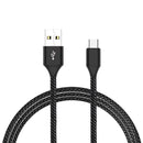 UNIVERSAL USB-C NYLON BRAIDED 6 FT FAST CHARGING DATA CAB