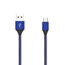 UNIVERSAL USB-C NYLON BRAIDED 6 FT FAST CHARGING DATA CABLE
