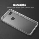 GOOGLE PIXEL 3A XL FUSION CANDY  WITH CLEAR ACRYLIC BACK