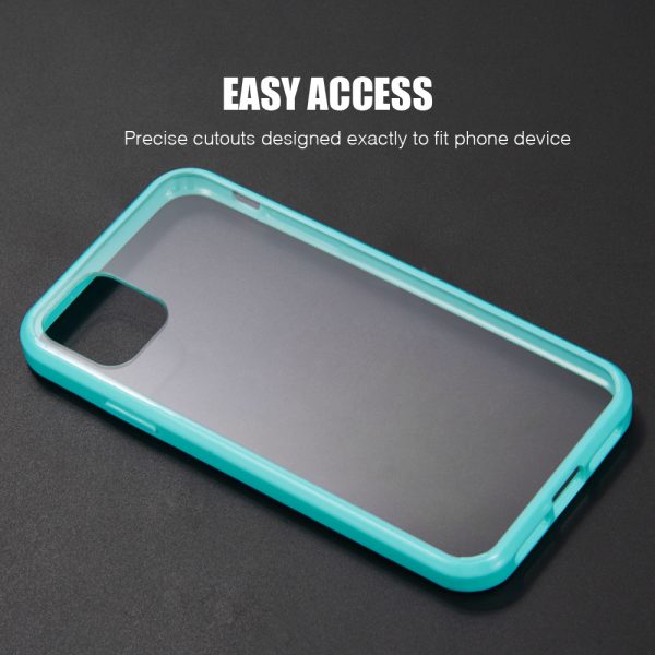 FUSION CANDY  WITH CLEAR ACRYLIC BACK FOR IPHONE 11 PRO MAX